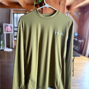 Huk Performance Fabrics Mustard Shirt